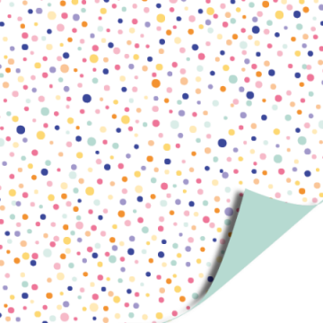 0029030 papier 30cm confetti feestje multicolor az mint450