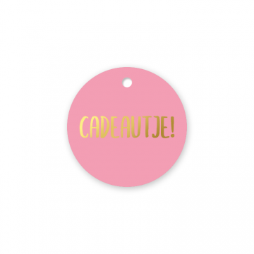 0032716label cadeautje d60mm