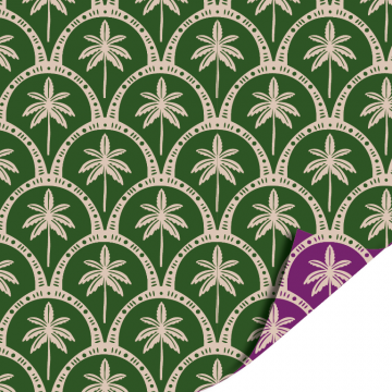 0036417kp cadeaupapier 30cm 100m tropical deco