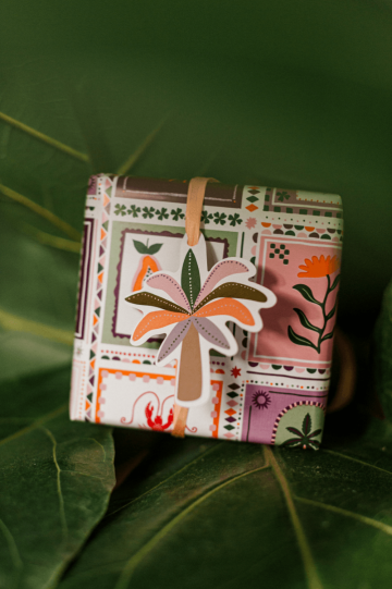 0037120kp cadeaulabel palm tree 65x80mm