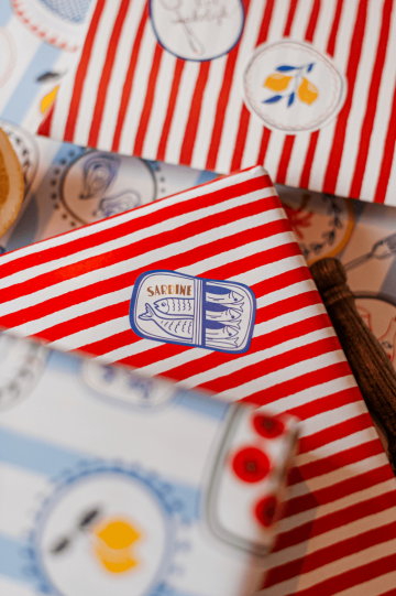 0037136kp stickers 55x60mm seaside supper 5 varianten 250pr 0