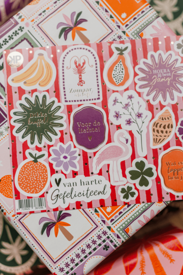 0037159kp a5 stickervel bohemian summer 25 vellen