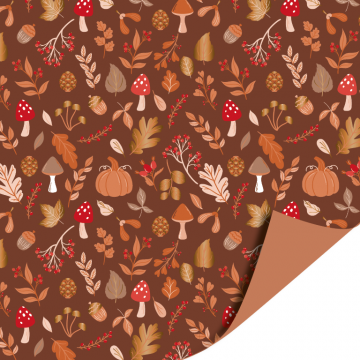 0039294kp cadeaupapier 30cm 100m autumn forest