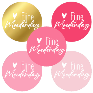 40mm fijne moederdag 5 varianten 250pr450