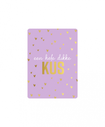 Cadeaukaartjes a7 een hele dikke kus