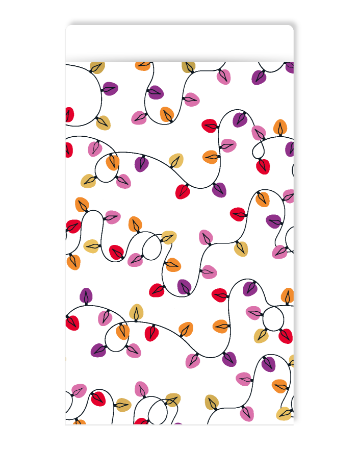 Cadeauzakjes 17x25cm christmas lights