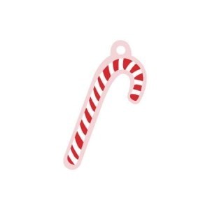 Candycane label