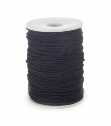 Elastiek zwart 2mm