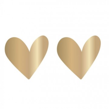 Golden Heart Sticker