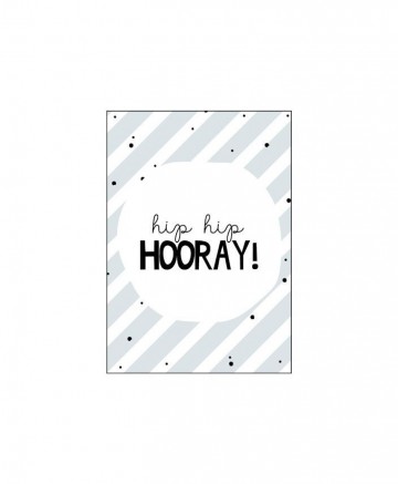 Hip hip hooray 74x105mm