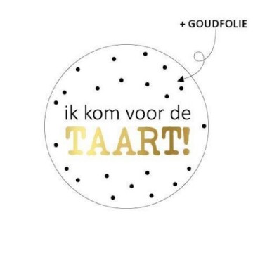 Ik kom voor de taart
