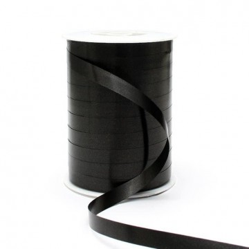 Krullint mat zwart 10mm x 250m