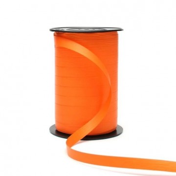Krullint paperlook oranje 10mm x 250m