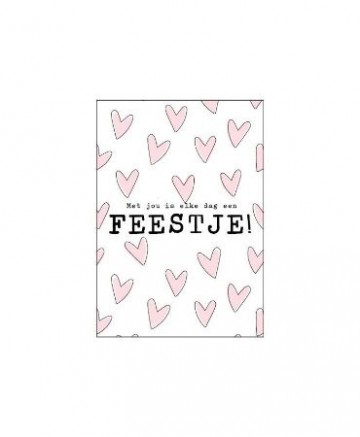 Met jou is elke dag een feestje