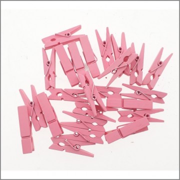 Mini art knijpers roze