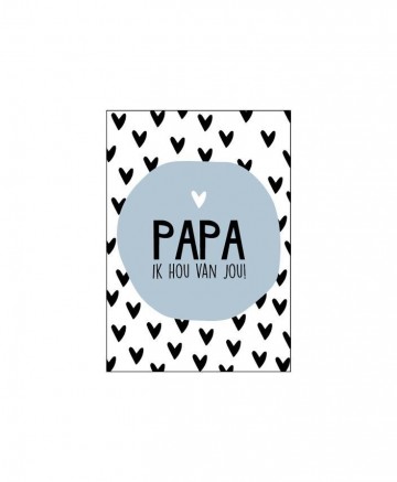 Papa ik hou van jou