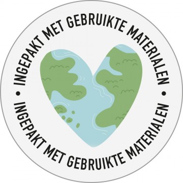 Recycle ingepakt met gebruikte materialen