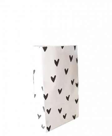 Zakken hartjes 9x5x16cm