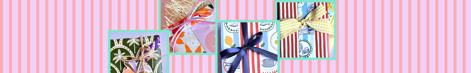 Cadeau mooi inpakken met kleurrijk cadeaupapier en strik