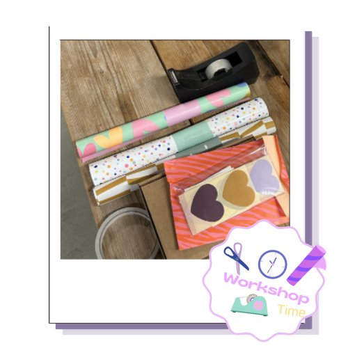 Alle materialen voor een workshop liggen klaar